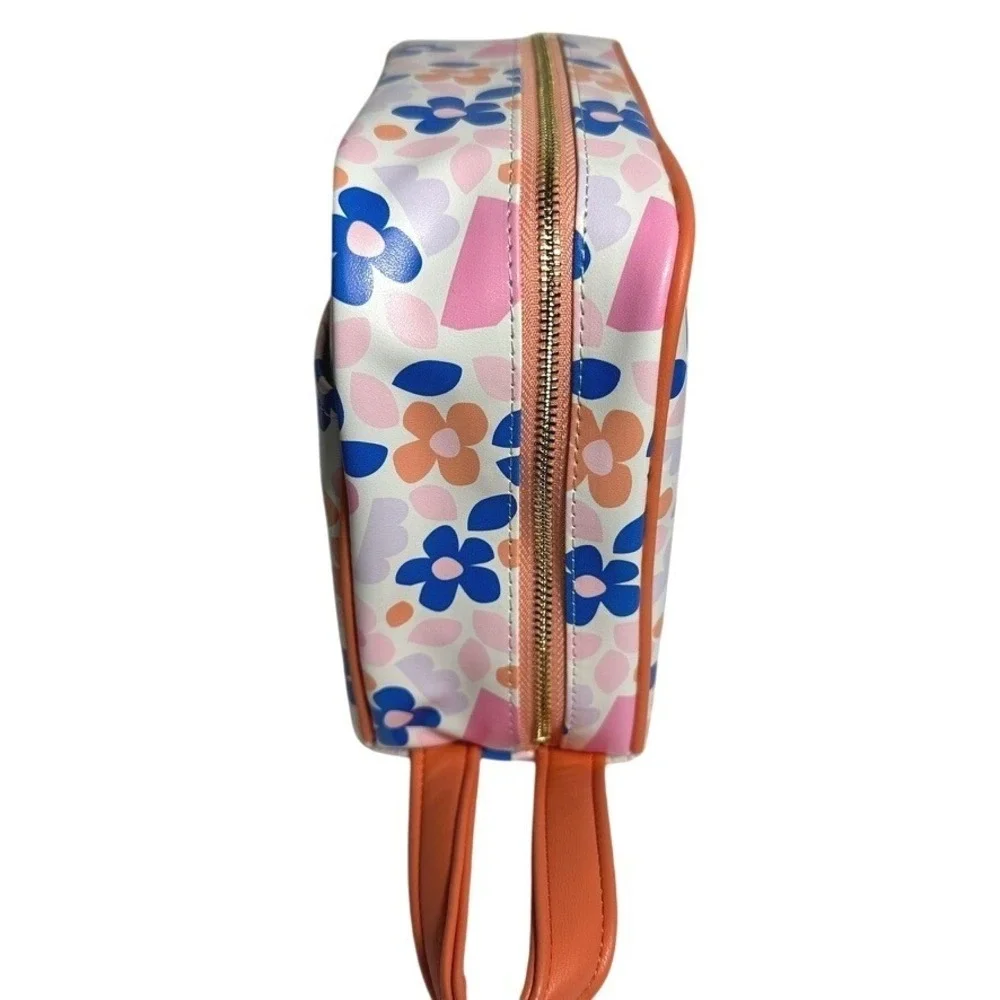Bewaltz Cosmetic Bag Floral Print Makeup Organizer Travel‎ Toiletry Pouch